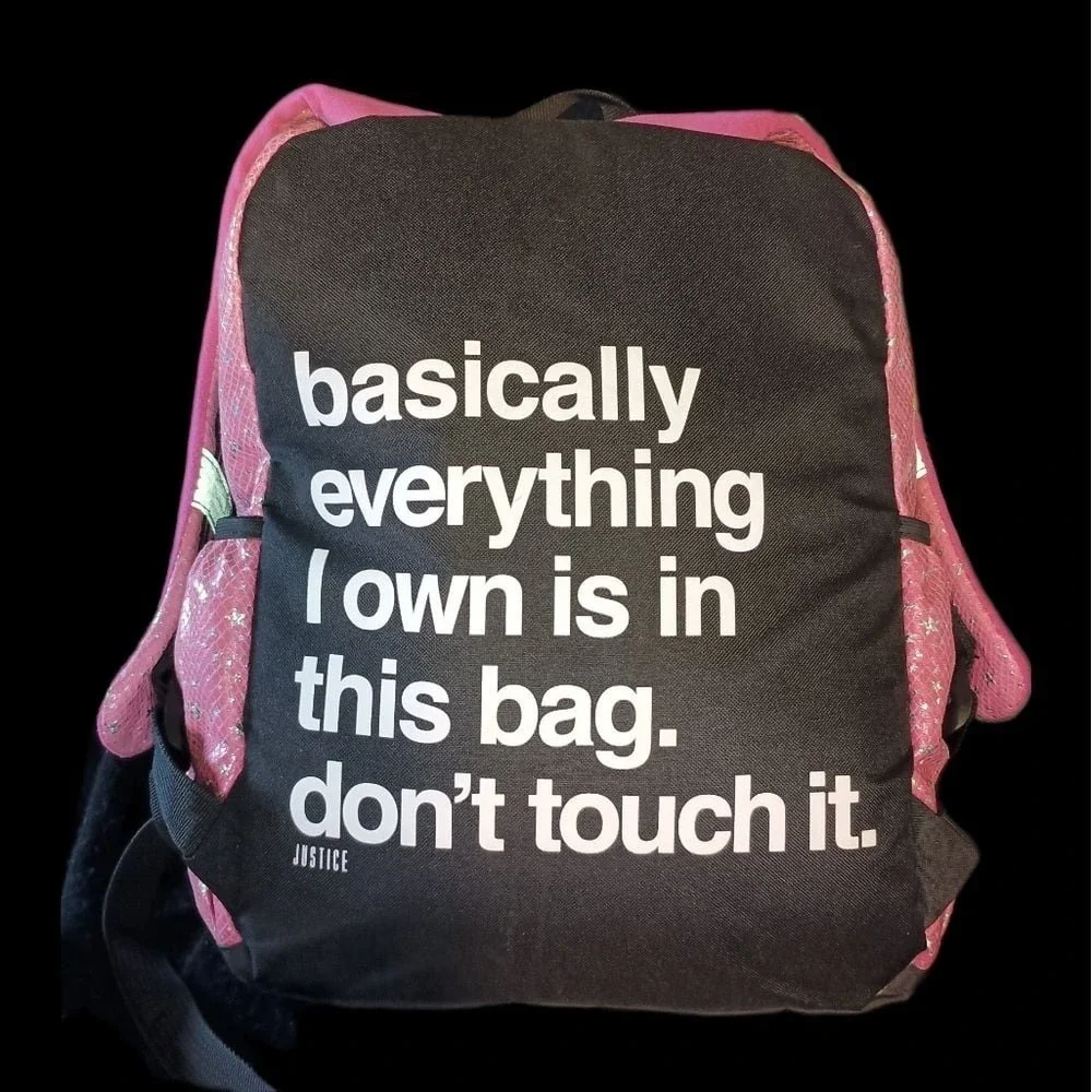JUSTICE Pink‎ Back Pack SKUK023